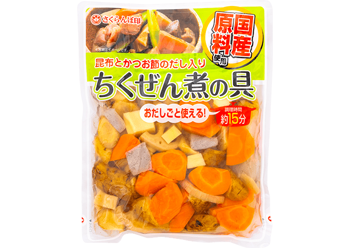 だし仕込み国産筑前煮具材(大袋)